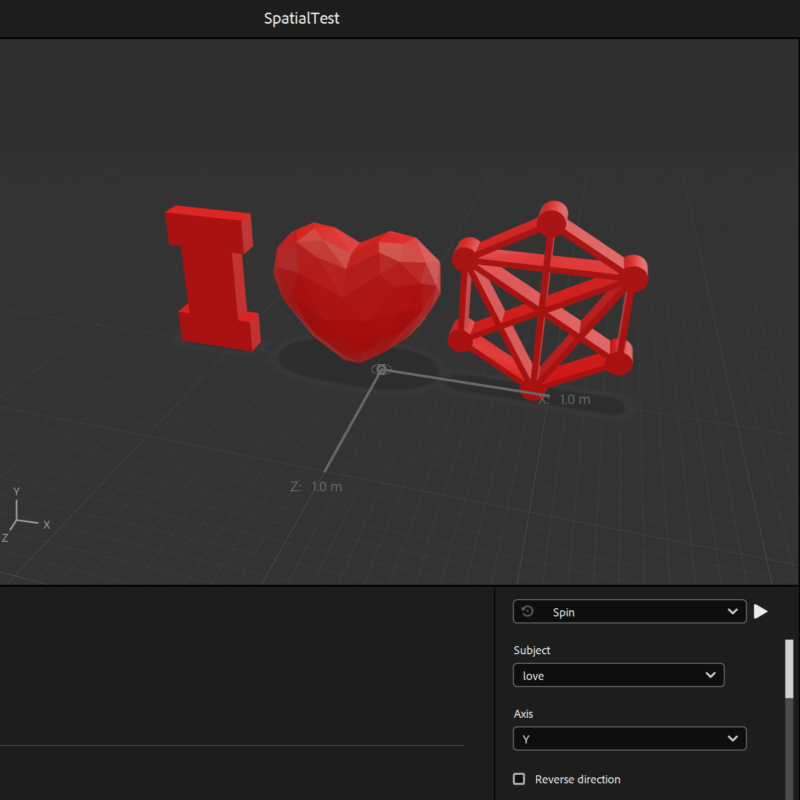 These are the assets being edited with animations
