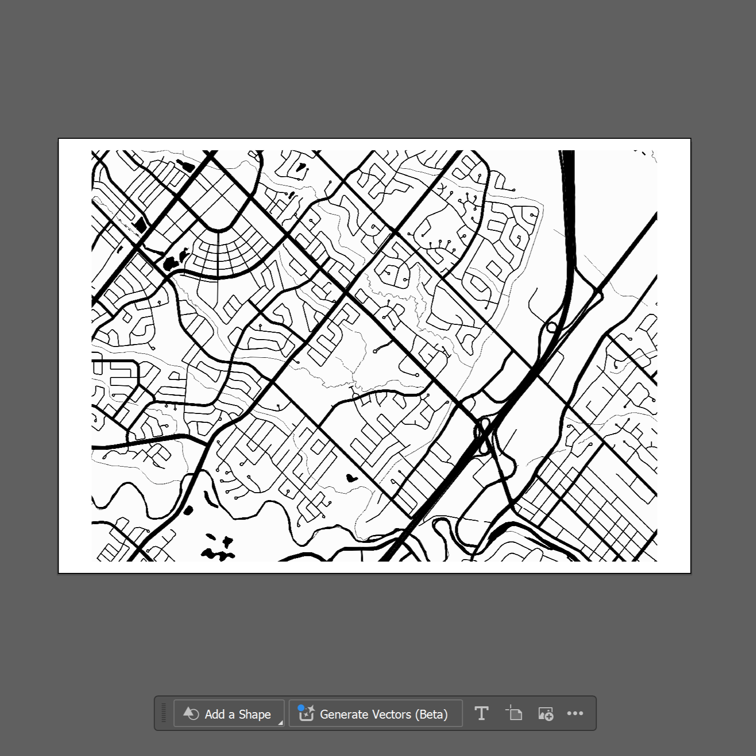 This is the laser cut map exported and added to Adobe Illustrator
