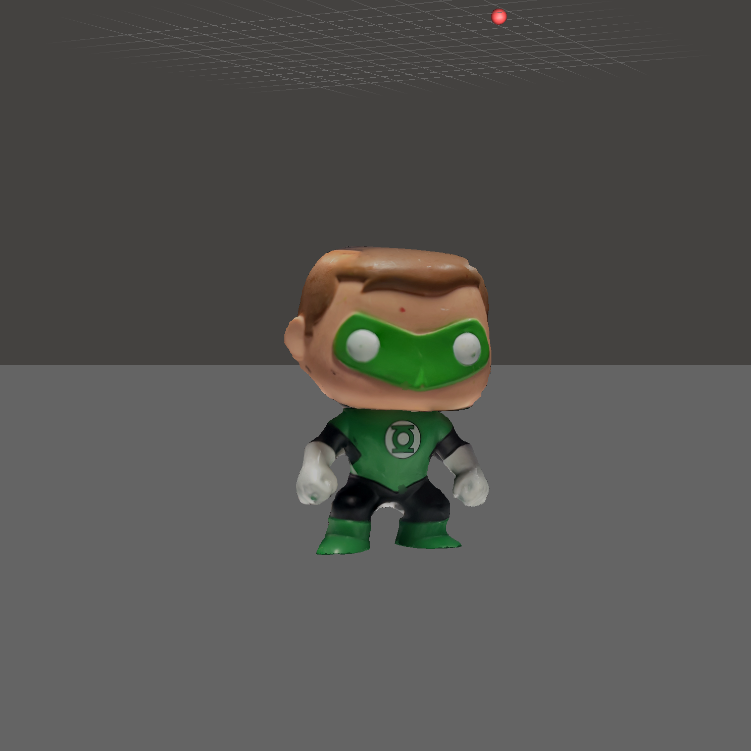 This is a Funko Pop figurine that I got for christmas as a kid and it is the first in what would become a collection that I still have today, this is the figure in meshmixer